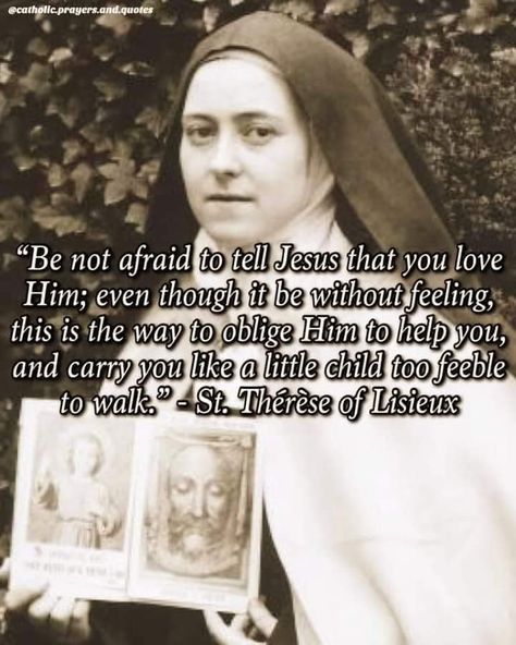 Therese Of Lisieux Pictures, Movie Quotes Inspirational, Saint Therese, Catholic Beliefs, St Teresa, Saint Quotes Catholic, St Therese Of Lisieux, Religious Pictures, Thérèse Of Lisieux