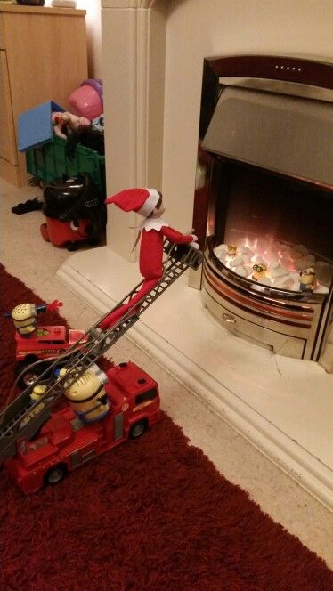 Fireman elf on the shelf Fireman Elf On The Shelf, Elf On The Shelf Ideas Fireman, Elf On Shelf, Elf On The Shelf Ideas, Shelf Ideas, On The Shelf, Elf On The Shelf, Elf, Shelves