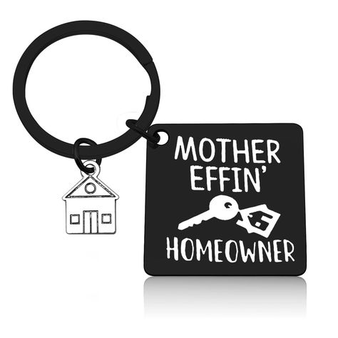 PRICES MAY VARY. Funny New Homeowner Gifts ：What's a good gift for a housewarming? This super funny new housewarming gift keychain, of course! This funny new house housewarming gift keychain will be your best choice for your friends or family! It's not only practical, but it will also add a touch of joy and fun to their new house. Housewarming Gifts for Couple Friend Women Men：Wish your best friend or family member, relative, classmate, coworker, a new home in a humorous way. This first home key Keychain For Friends, First Home Key, New Neighbor Gifts, House Keychain, Home Keychain, Funny Housewarming Gift, New Home Owners, First Home Gifts, New Homeowner Gift