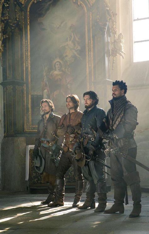 The Musketeers Tv Series, The Musketeers Bbc, Musketeers Bbc, Bbc Musketeers, Luke Pasqualino, Tom Burke, The Musketeers, Three Musketeers, The Three Musketeers