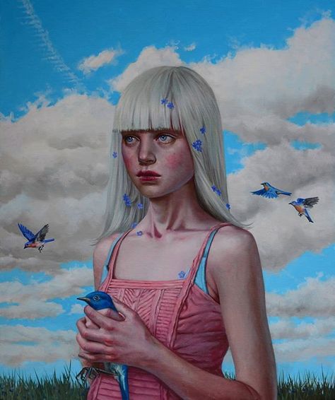 'Summer of the Wild Wallflower' by @janabrike Gallery House, Surealism Art, Wow Art, Pop Surrealism, Illustration Character Design, Beauty Art, Art Google, Pablo Picasso, Surreal Art