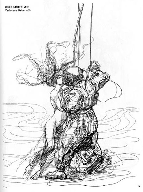 Flooby Nooby: The Art of Heinrich Kley Heinrich Kley, Diver Art, Sailor Tattoos, Nautical Tattoo, Disney Artists, Architecture Painting, Comic Drawing, Tattoo Work, Ink Sketch