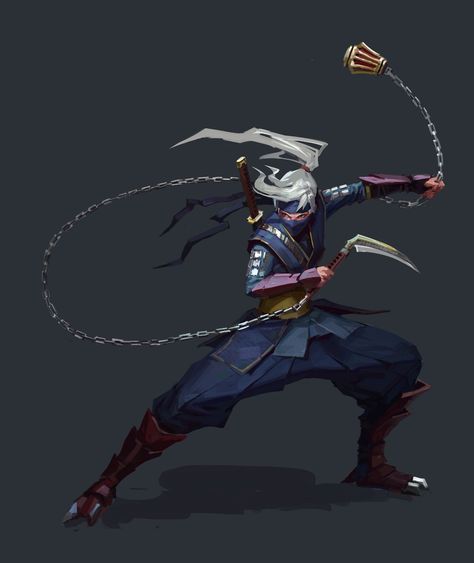 ArtStation - SHAAAA!, Alexey Gogin Ninja Character Art, Dynasty Warriors Characters, Ninja Character, Rogue Character, Samurai Artwork, Ninja Art, Character Model, Character Model Sheet, Dynasty Warriors