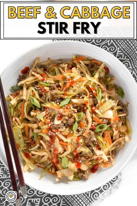 This Southwest Beef and Cabbage Stir Fry is a fast, easy, and flavorful way to make sure dinner is filled with plenty of vegetables. Turkey Stir Fry Recipes, Beef And Cabbage Stir Fry, Asian Cabbage, Turkey Stir Fry, Fry Food, Cabbage Stir Fry, Beef And Cabbage, Budget Bytes, Fried Beef