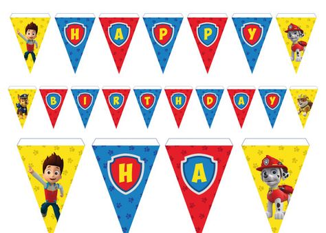 Paw Patrol Banner Happy Birthday, paw patrol party banner printable, instant download, pdf digital file, paw patrol banners, Marshall Rubble Happy Birthday Paw Patrol, Happy Birthday Banner Printable Free, Paw Patrol Banner, Birthday Paw Patrol, Paw Patrol Printables, Water Bottle Labels Birthday, Happy Birthday Banner Printable, Happy Birthday Cards Printable, Banner Printable