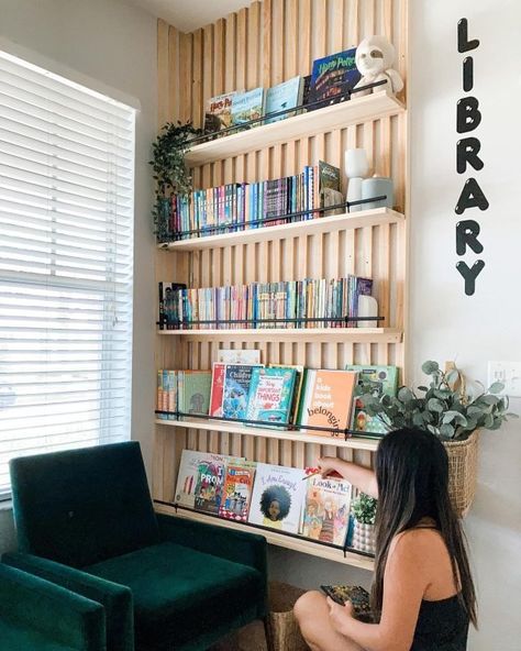 Best Ikea Hack: Ikea Kallax into a Fluted Media Console - XO My Home Diy Slat Wall, Kids' Playroom, Ikea Furniture Hacks, Wall Bookshelves, Kallax Ikea, Bookshelves Kids, Bilik Tidur, Big Boy Room, Furniture Hacks