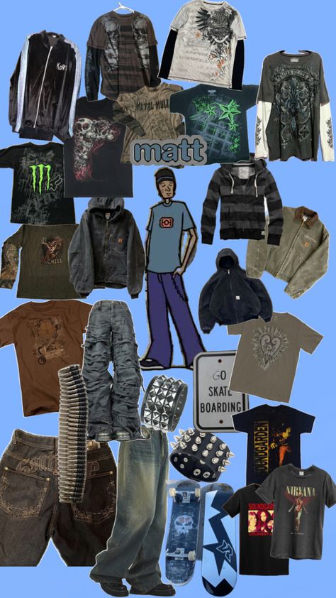 Skater Grunge Outfits, Downtown Mtv, Mtv Downtown, Couple Fits, Alt Outfits, Downtown Outfits, Outfits Polyvore, Outfit Inspo Casual, Cute Lazy Day Outfits