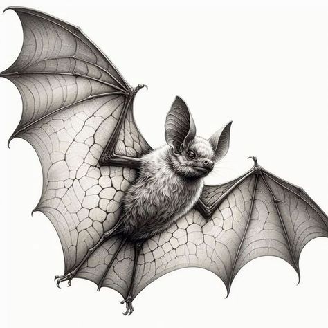 Spooky Bat Tattoo, Sketches For Tattoos, Bat Tats, Bat Sketch, Bat Drawing, Bats Tattoo Design, Cat Tattoo Ideas, Transgressive Art, Cursive Tattoos