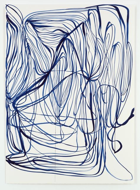 Blue Line Drawing, Dream Painting, 背景 シンプル, Abstract Line Art, Sketchbook Inspiration, Mural Wall Art, Art Series, Art Block, Line Art Drawings