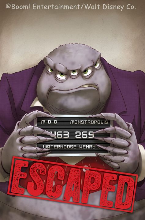 Mr. Waternoose [as a criminal] (As Criminals by Mimi-Na @deviantART) #MonstersInc Monsters Inc Decorations, Disney Dudes, Monsters Inc Characters, Monster Co, Monsters Inc Baby, Monsters Inc University, Monsters Inc Boo, Monster Inc, Lotte World