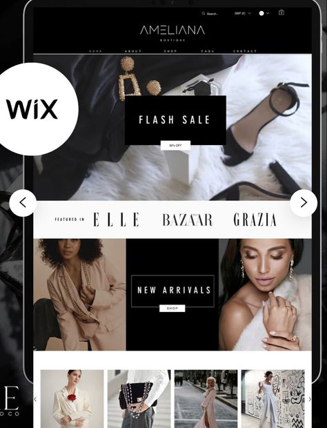 Aesthetic Clothing Website Design, Fashion Stylist Website, Luxury Fashion Website Design, High Fashion Website Design, Fashion Website Banner, Fashion Web Design, Fashion Website Design, Website Banner Design, Glam Aesthetic