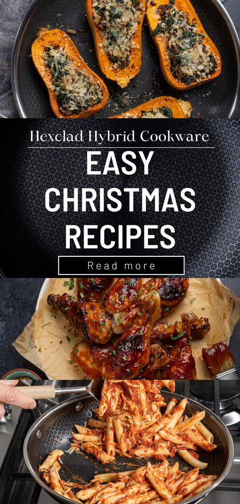 This holiday season, try these delicious and easy Christmas recipes from HexClad! Hex Clad Recipes, Hexclad Cookware Recipes, Hexclad Recipes, Easy Christmas Recipes, Christmas Recipes Easy, Recipes Ground Beef, Recipes Holiday, Hamburger Recipes, Recipe Blog