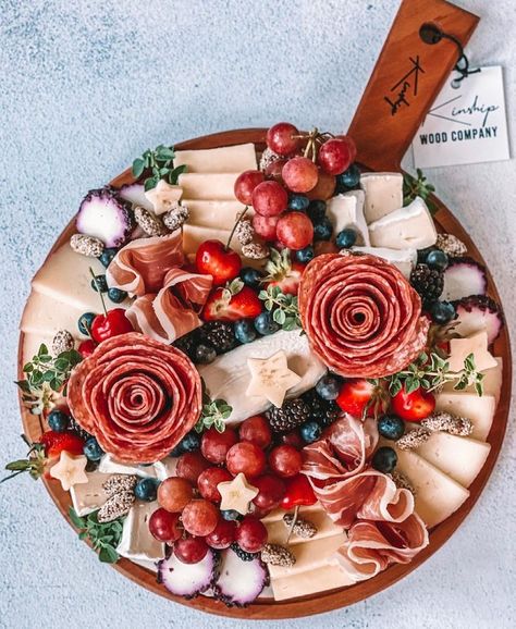 Red And White Charcuterie Board, Red Themed Charcuterie Board, Red White And Blue Charcuterie Board, Red Charcuterie Board, Charcuterie Styling, Fourth Of July Charcuterie Board, Fourth Of July Charcuterie, Red White And Blue Charcuterie, Fancy Cheese Board