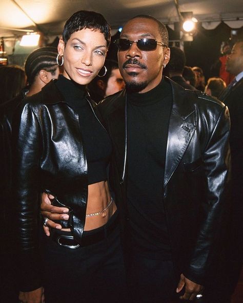 80s 90s 00s on Instagram: “eddie and nicole murphy, 90s” Nicole Murphy Hair, Black Celebrity Couples, Nicole Murphy, Richest Celebrities, 90s Hip Hop Fashion, Girls With Black Hair, The Baddest, Black Goddess, 90s Models