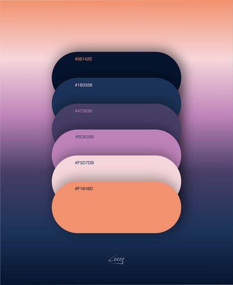 #colour #palette #board #scheme #combination #collection #selection #set #inspiration #mood #moodboard #background #brand #design #digitaldesign #graphicdesign #productdesign #webdesign #rgb #cmyk #hex #mountain #space #sky #stars #comet #planet #galaxy #constellation #moon #sun #clouds #nature #earth #trees #mist #snow #sand #waves #water #sunset #sunrise #day #night #dawn #dusk #twilight #day #night #color #pastels #soft #cute #vibes #trends #photo_mohan.reddy #leees.studio Flat Color Palette, Color Knowledge, Website Color Palette, Color Design Inspiration, Hex Color Palette, Color Palette Challenge, Color Schemes Colour Palettes, Brand Color Palette, Color Palette Design