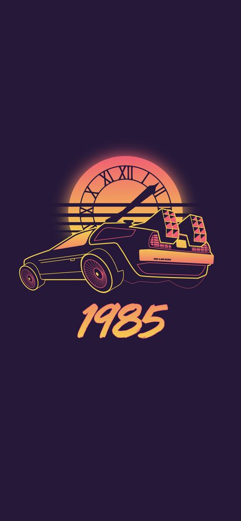 Future Wallpaper, Retro Wave, Back To The Future, To The Future, Wallpaper Iphone, The Future, Iphone Wallpaper, Iphone