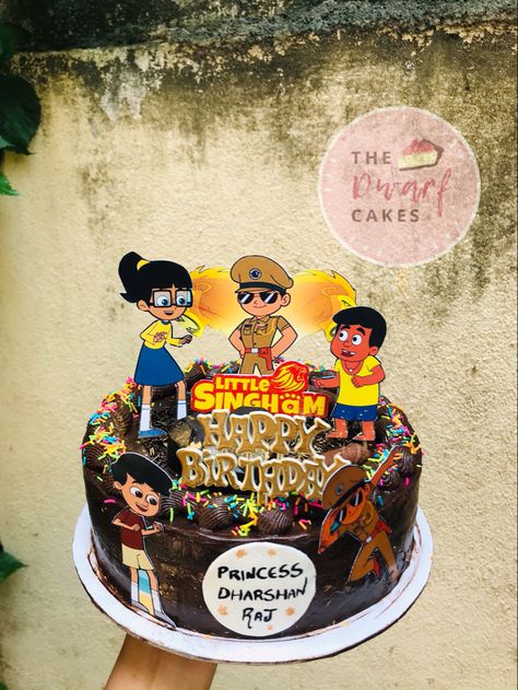 Little Singham Cakes, Little Singham, Princess Cake, Themed Cakes, Birthday Cake, Cake, Birthday