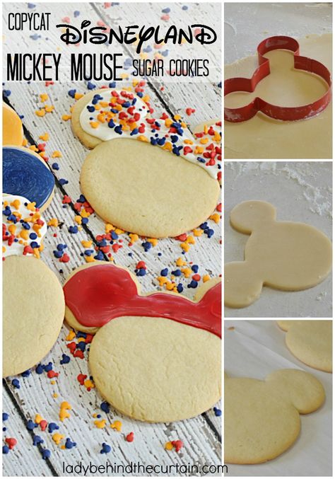 Copycat Disneyland Mickey Mouse Sugar Cookies |  These giant cookies have a delicious butter flavor with just the right amount of softness. Mickey Mouse Birthday Cookies Decorated, Mickey Mouse Sugar Cookies, Royal Icing Mickey Mouse Cookies, Mickey Mouse Oreo Cookies, Mickey Sugar Cookies, Mickey And Minnie Cookies Decorated, Oreo Minnie Mouse Cookies, Giant Cookies, Junk Foods