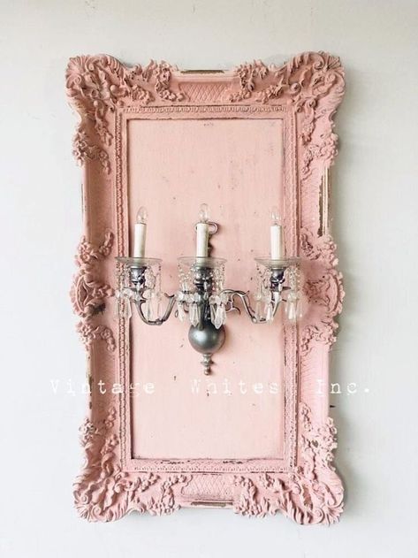 Pink Baroque, Baroque Frame, Chabby Chic, Baroque Frames, Shabby Chick, French Cottage, A Castle, Shabby Chic Cottage, Baroque Fashion