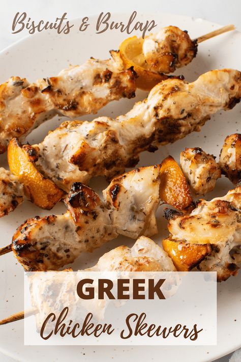 Air Fryer Greek Chicken, Healthy Air Fryer Chicken, Greek Chicken Skewers, Feta Sauce, Sandwich Fillers, Chicken Skewer Recipe, Healthy Air Fryer, Skewer Recipes, 12 Tomatoes