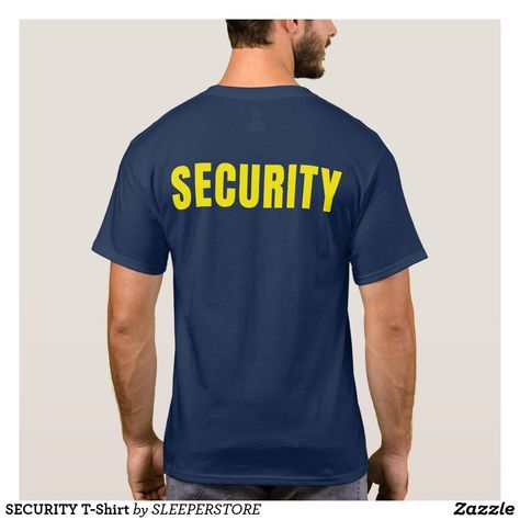 SECURITY T-Shirt Handyman Business, Event Badges, Event Organizer, Organizer Ideas, Handyman Services, Event Organiser, Charity Event, Free Design, Created By