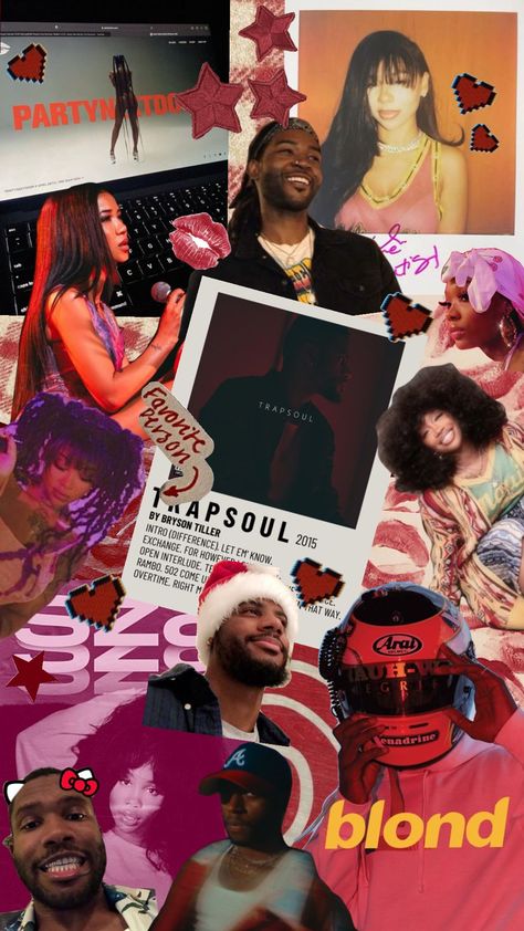 if you fw rnb and the color red ♡♡☆☆♡☆♡ #wallpaper #red #redaesthetic #brysontiller #sza #summerwalker #aestehthic #redwallpaper #rnb #jheneaiko #lockscreen Rnb Collage, Chill R&b Aesthetic, Sza Summerwalker, Color Red Wallpaper, Rnb Vibes, Sza Wallpapers, Valentines Event, R&b Aesthetic, Artist Collage