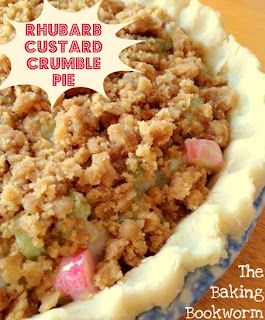 Ruhbarb Crisp, 1950 Recipes, Custard Crumble, Rhubarb Custard Pie, Rhubarb Desserts Recipes, Rhubarb Custard Pies, Rhubarb Recipes Pie, Strawberry Bars, Rhubarb Custard