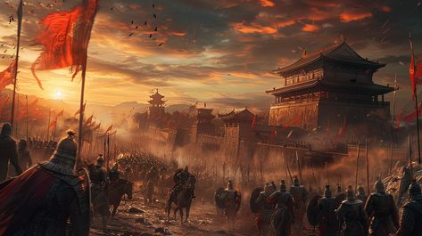 #AncientChineseBattlefields #UltraHighDefinition #ImportantEvents #ChineseFilmStyle #16:9AspectRatio #TheCandie Ancient Mystery, Chinese Places, Inspirational Digital Art, Chinese Warrior, History Events, Chinese Films, Ancient Mysteries, Angkor, Ancient Chinese