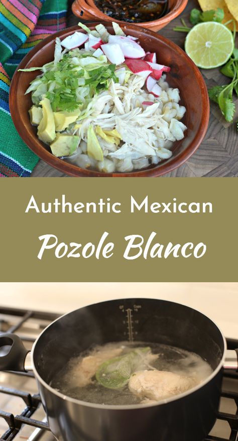 Pozole Verde Recipe Pork, Authentic Pozole, Pozole Rojo Recipe, Pozole Verde Recipe, Mexican Pozole, Verde Soup, Pork Posole, Latino Recipes, Posole Recipe