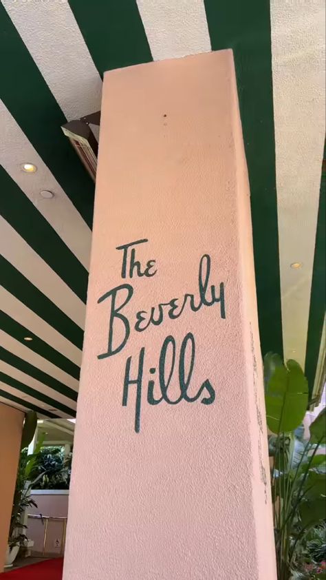 The Beverly Hills Hotel Aesthetic, Vintage Beverly Hills Aesthetic, Beverly Hills Hotel Aesthetic, Culinary Branding, Beverly Hills Aesthetic, Beverly Hills Apartment, Float Bar, Palm Springs Vintage, Palm Springs Hotel