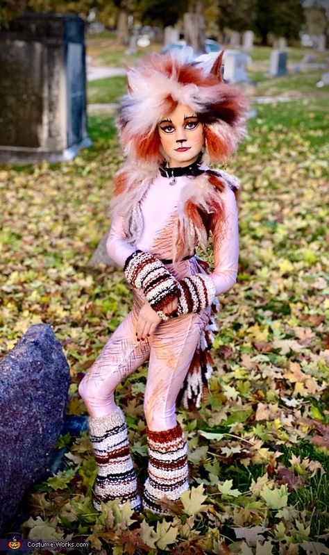 Bombalurina - 2019 Halloween Costume Contest Cats Costumes Musical, Cats Broadway Costume, Cats Costume Musical, Cat Dance Costume, Cats The Musical Makeup, Cats Musical Costume, Bombalurina Cats, Cat Costume Ideas, Cats The Musical Costume