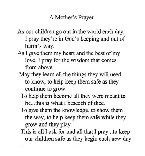 Prayer For Single Mothers, Mothers Prayer For Children, A Mothers Prayer, Prayer For My Son, Prayer For Parents, Prayer For Mothers, Prayer For My Family, Love Prayer, Prayer For My Children