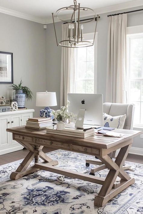 Cozy Farmhouse Home Office Ideas for Your Space