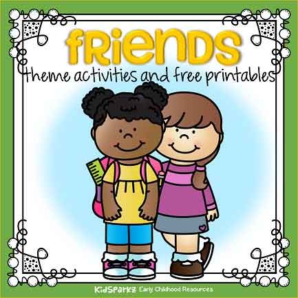 Friends Projects Preschool, My Friend Crafts Preschool, Learning About Friends Preschool, All About Friends Preschool, F Is For Friends Preschool, Friends Theme Preschool Activities, Friends Unit Preschool, Friendship Preschool Activities Free Printables, My Friends Theme For Preschool