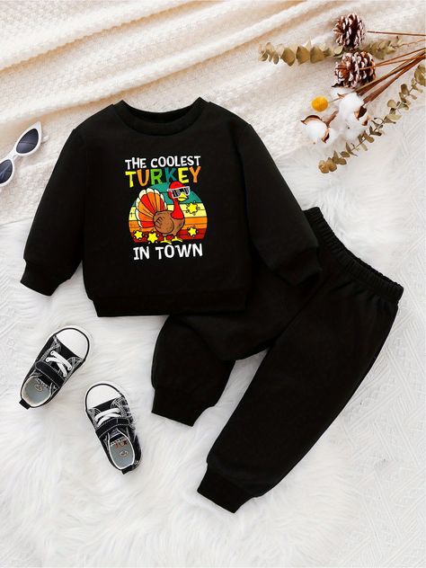 Faster shipping. Better service Vintage Auto's, Fleece Outfit, Jogger Pants Casual, Casual Sweatpants, Solid Color Pants, Cartoon Black, Casual Joggers, Boys Fleece, Kids Clothes Boys