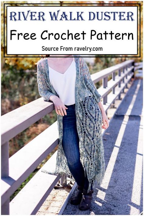 15 Free Crochet Duster Patterns Crochet Flowy Cardigan Pattern Free, Crochet Lace Jacket Free Pattern, Free Crochet Duster Pattern, Duster Cardigan Crochet Pattern, Duster Crochet Pattern Free, Bohemian Crochet Patterns Free, Long Crochet Cardigan Pattern Free, Crochet Duster Cardigan Pattern Free, Crochet Kimono Pattern Free