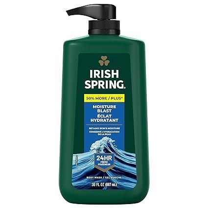 Amazon.com : Irish Spring Moisture Blast Body Wash, 30 Oz Pump : Beauty & Personal Care Irish Spring Body Wash, Body Wash For Men, Liquid Body Wash, Mens Body, Irish Spring, Mens Body Wash, Pump Bottle, Personal Care Products, Body Soap