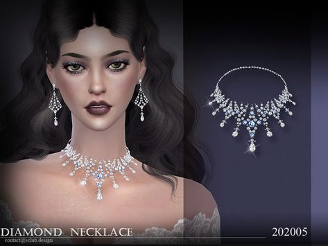 Diamond necklace, hope you like, thank you. Found in TSR Category 'Sims 4 Female Necklaces' Sims 4 Cc Wedding Jewelry, Sims Royal, Sims4 Accessories, Ts4 Makeup, Sims Accessories, Cc Accessories, Los Sims 4 Mods, Sims 4 Piercings, Die Sims 4