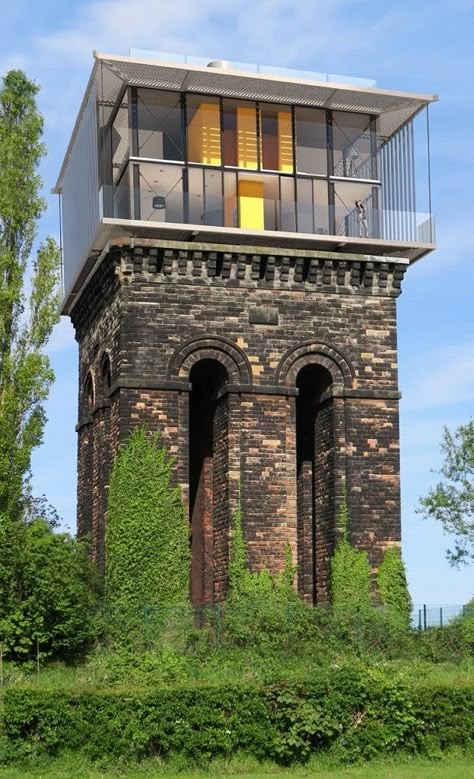 Fire Tower, Unusual Homes, Tower House, Tiny Cabin, Planning Permission, Unique Houses, Tiny House Cabin, Water Tower, Stone House