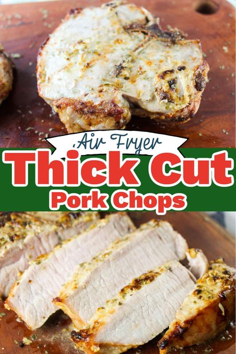 Air Fryer Thick Pork Chops Bone In, Thick Cut Pork Chops Air Fryer, Air Fryer Thick Pork Chops Boneless, Thick Pork Chops In Air Fryer, Weight Watchers Pork Chop Recipes, Boneless Pork Loin Chop Recipes, Thick Cut Pork Chop Recipes, Thick Pork Chop Recipe, Pork Loin Chops Recipes