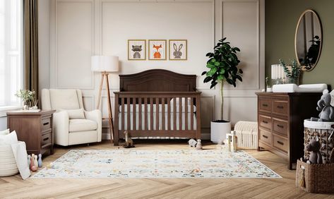 dark wood nursery - Google Search Dark Wood Nursery, Rockabye Baby, Wood Nursery, Dark Furniture, Nursery Inspo, Nursery Ideas, Dark Wood, Nursery, Google Search