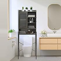 Over Toilet Storage Cabinet, Toilet Size, Sliding Door Cabinet, Above Toilet, Toilet Storage Cabinet, Toilet Shelf, Over Toilet Storage, Toilet Shelves, Organizing Bathroom Cabinets