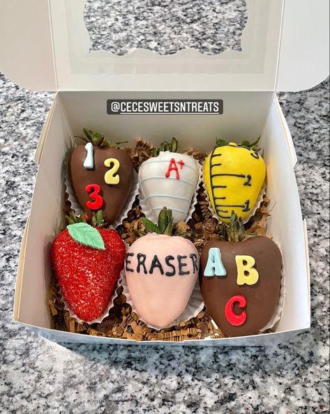 Back To School Chocolate Strawberries, Chocolate Covered Oreos Teacher Appreciation, Teacher Appreciation Gifts Chocolate Covered Strawberries, Teacher Breakable Heart, Graduation Chocolate Covered Strawberry, Chocolate Covered Strawberries Business Name Ideas, Covered Chocolate, Breakable Hearts, Treat Business