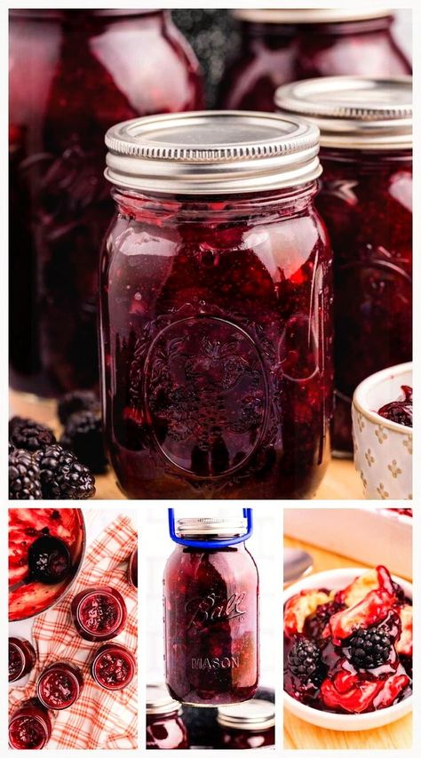 This Homemade Blackberry Pie Filling is a sweet and tart delight, perfect for your baking needs. Easy to make and preserve, it's a great way to enjoy the taste of summer berries any time of the year! #HomemadePieFilling #Blackberries Canning Blackberry Pie Filling, Canned Blackberry Pie Filling, Blackberry Pie Filling, Easy Blackberry Pie, Easy Canning, Blackberry Pie, Blackberry Recipes, Pie Filling Recipes, Tart Filling