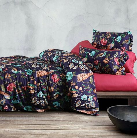 Sweety Pie, Navy Home Decor, Floral Print Bedding, Super King Duvet Covers, Floral Duvet Cover, Chinoiserie Chic, Floral Duvet, Cotton Bedding Sets, Luxury Bedding Sets