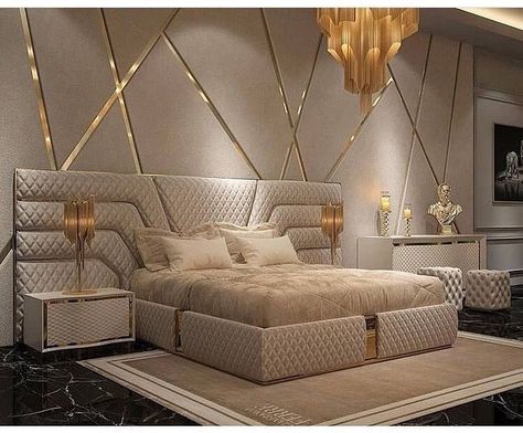 Good week my followers! luxury bed panels! Wonderful! 🥰Note: Images by Pinterest. #architecture #designdeinteriories #decorations #decorate… Bedroom Interior Design Luxury, Modern Luxury Bedroom, Luxury Bedroom Design, Luxury Bedroom Master, Bedroom Bed Design, Bed Furniture Design, Cots, Bedroom Furniture Design, Modern Bedroom Design