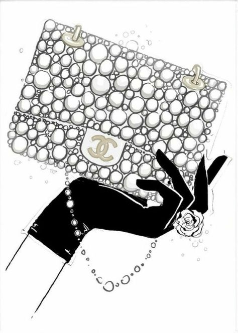 Claris The Mouse, Fashion Wall Art Printables, Megan Hess Illustration, Chanel Art Print, Images Noêl Vintages, Chanel Wallpaper, Megan Hess, Chanel Art, Fashion Accessories Illustration