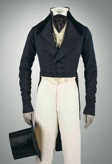 fashioning masculinities v and a 1800s Fashion Male, Masculine Elegance, 19th Century Men, Tie Neck Shirt, Male Clothing, Regency Fashion, Black Wool Blazer, Masculine Style, 19th Century Fashion