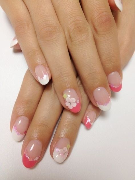 Gyaru Nails, Fairy Nails, Elegant Touch Nails, Different Nail Designs, Pretty Gel Nails, Really Cute Nails, Sparkle Nails, Kawaii Nails, Minimalist Nails