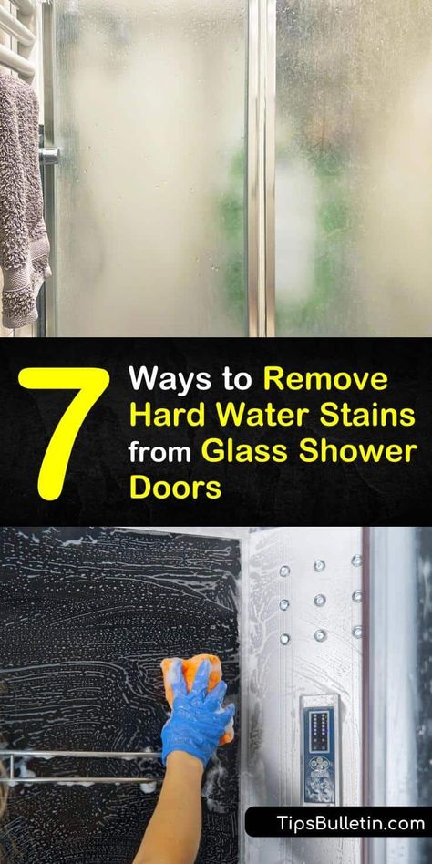 Cleaning Glass Shower Doors, Shower Door Cleaner, Cleaning Shower Glass, Remove Water Spots, Clean Shower Doors, Remove Water Stains, Hard Water Spots, Fiberglass Shower, Hard Water Stain Remover